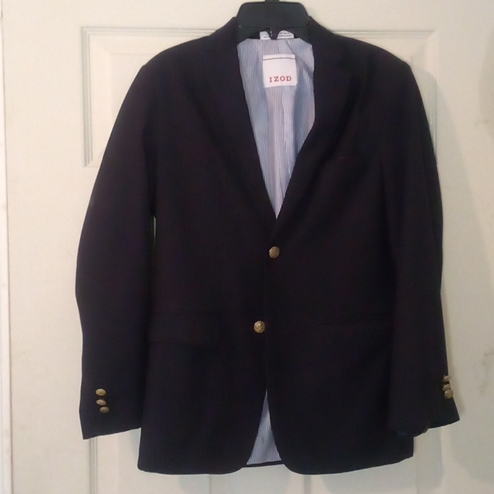 Boys size 14 Navy Blue Sports coat